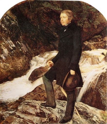 John Ruskin 1853-4 by John Everett Millais 1829-1896 Location TBD